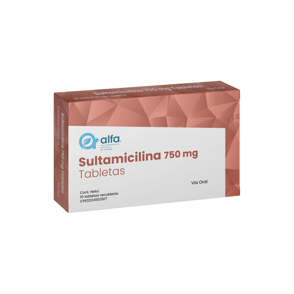 Sultamicilina 750 mg tabletas